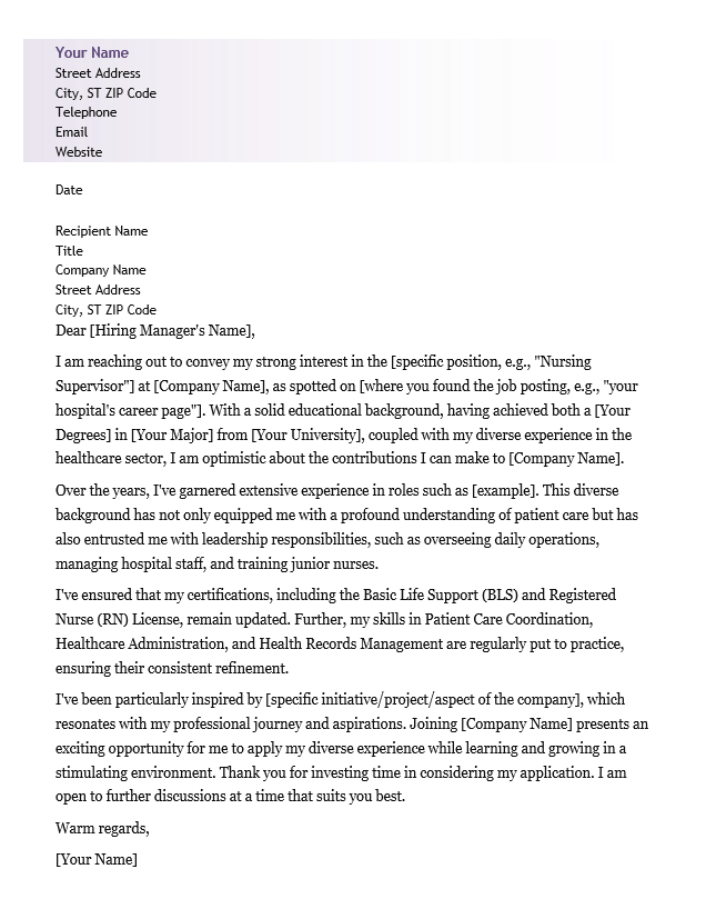 <strong>Cover Letter</strong><br> Healthcare TemplateFeatured Image