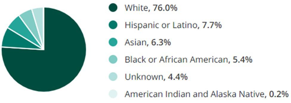 Legal Jobs Race Demographic Chart