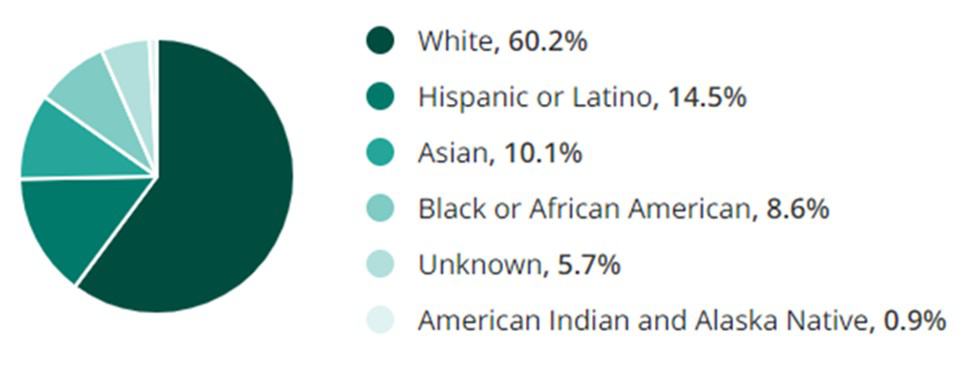 Pharmaceutical Jobs Race Demographic Chart