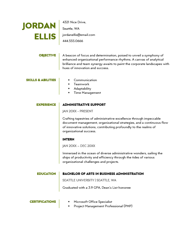 <strong>Targeted</strong><br> Entry Level Resume TemplateFeatured Image