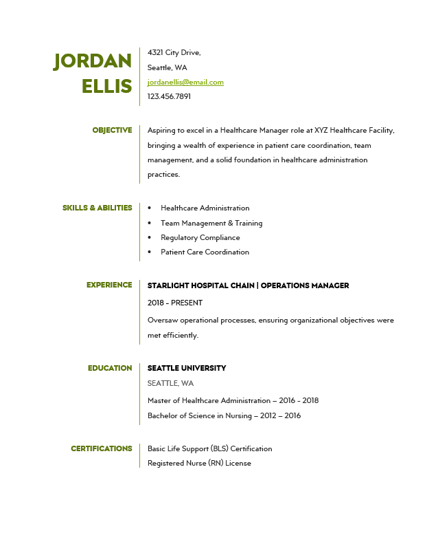 <strong>Targeted</strong><br> Healthcare Resume TemplateFeatured Image